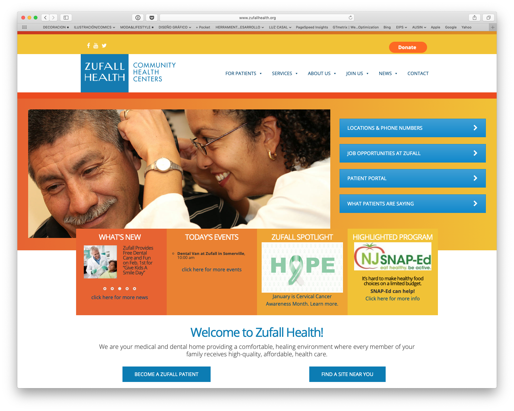 Zufall Health Website Update