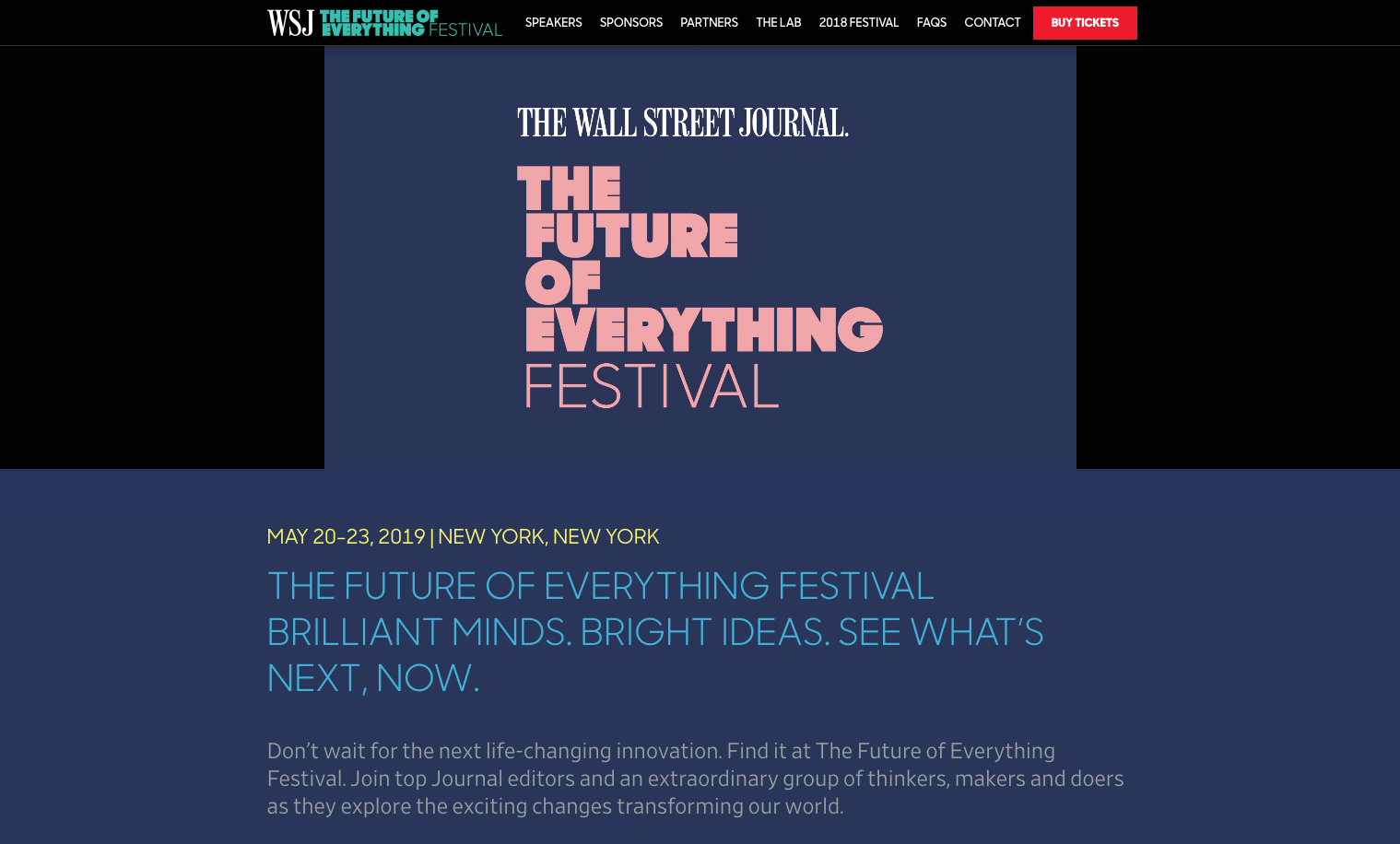 Future of Everything Festival WSJ.com